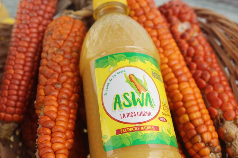 ASWA Sara Aswa Mishky - Botella con maiz